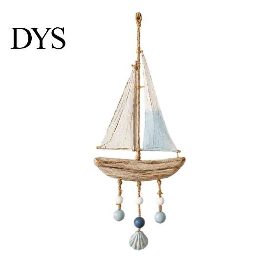Jute Rope Wall Hanging Lighted Coastal Wooden Ornament, Nautical Fish Shell Starfish Sign with Handmade Beach Vibe Art Warm LED Lights, House