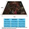 1PC Resident Evil Patterned Flannel Blanket Suitable For All Seasons For Home Decor Warmth And Comfort Gifts Holiday Present