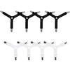 4Pcs Adjustable Elastic Sheet Buckle Anti-slip Fixed Clothes Trousers Curtain Clips