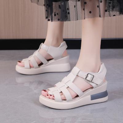 Damen-Sandalen, Sommer-Strandsandalen mit flachem Boden und weichen Sohlen, Mutterschuhe