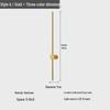 Nordic Rotatable Long Strip Wall Lamp - Modern Luxury for Living Room or Bedroom