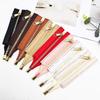 15cm Metallreißverschlüsse für Handtaschen, 5er-Pack Goldfarbe PU-Leder Endlos-Reißverschlüsse für Häkelkorb-Herstellung