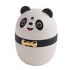 Household cartoon panda toothpick box press type automatic pop-up light luxury plastic toothpick jar hotel toothpick holder