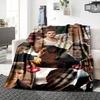 Paul Wesley Character Collage Blanket Soft Throw Blanket For Home Bedroom Bed Sofa Travel Office Solid Christmas Blanket