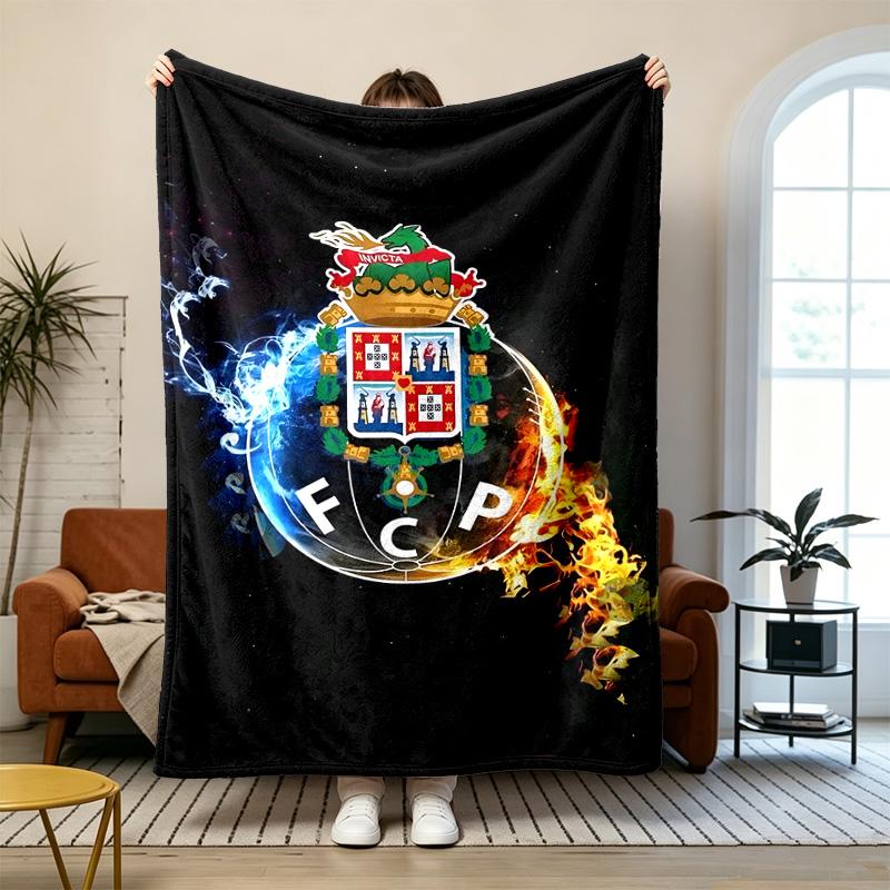 Telo mare FC Porto Morbido e confortevole Flanella Adatto per divani salotti campeggio all'aperto viaggi e fa anche un ottimo regalo di anniversario