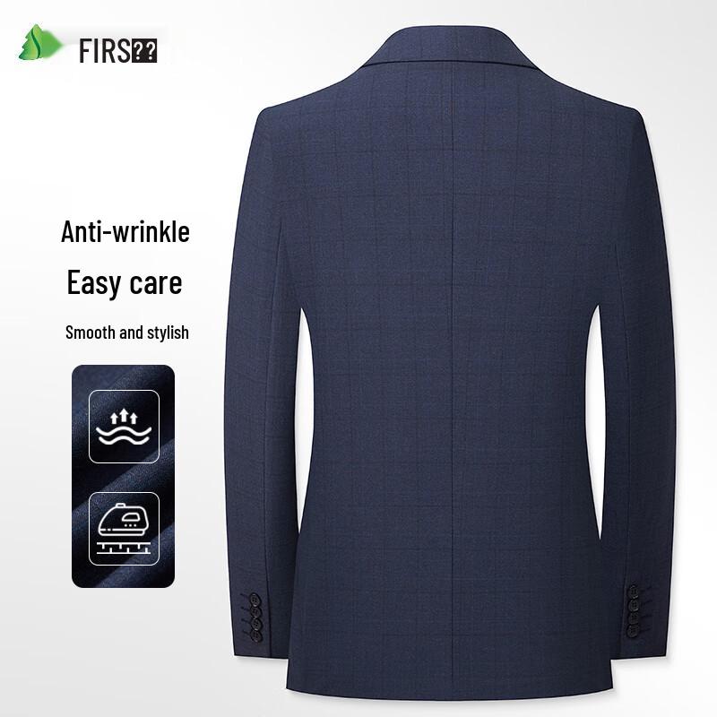 Men's Slim Fit Wrinkle-Resistant Business Suit Set