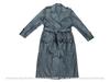 Lambskin Women's Leather Trench Coat Fit Genuine New Black Handmade Soft Casual