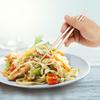 Anti-slip Strip Chopsticks Rustless Steel Dining Chopsticks Food Chopsticks  Lunch Box Matching