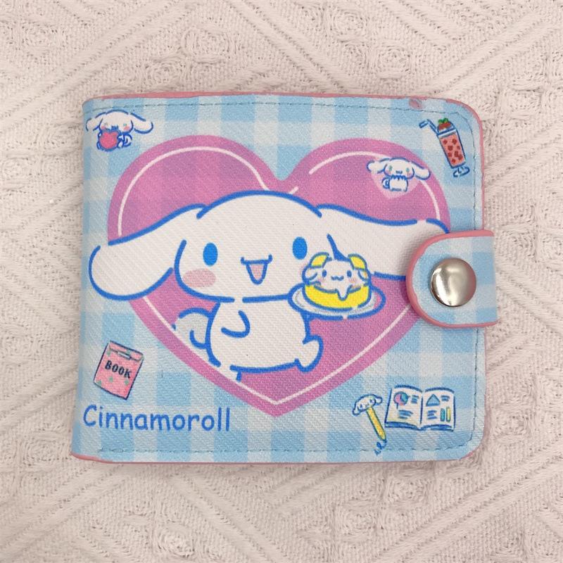 Super Cute Pu Leather Cartoon Wallet With Button Closure For Kids And Adults