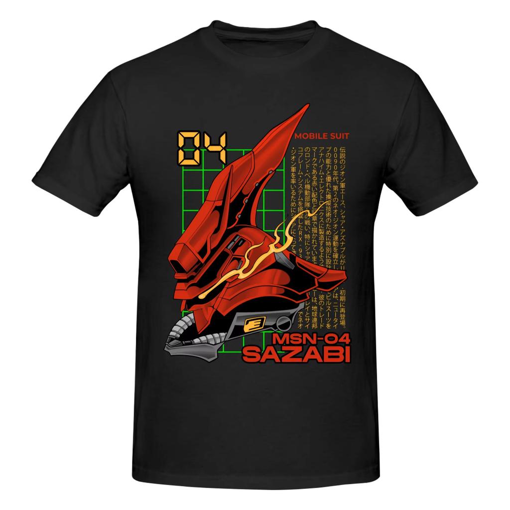Mecha Warrior Gundam T Shirt for Men 2026 Cotton Freedom T-shirts Summer Short Sleeve Tee Shirt Slim Fit Clothing Gift