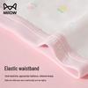 Mao Ren Girls' 7A Anti-bacterial Cotton Boxer Briefs with Silk Crotch