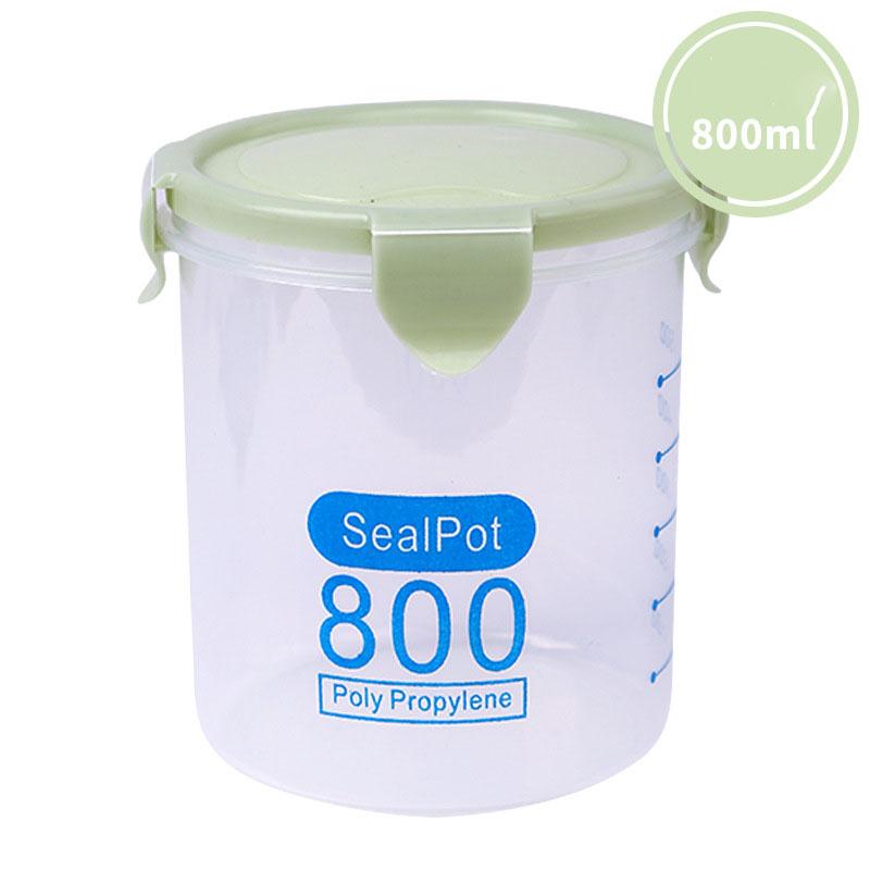 Household Transparent Plastic Sealed Food Jar Kitchen Storage Box Storage Tank