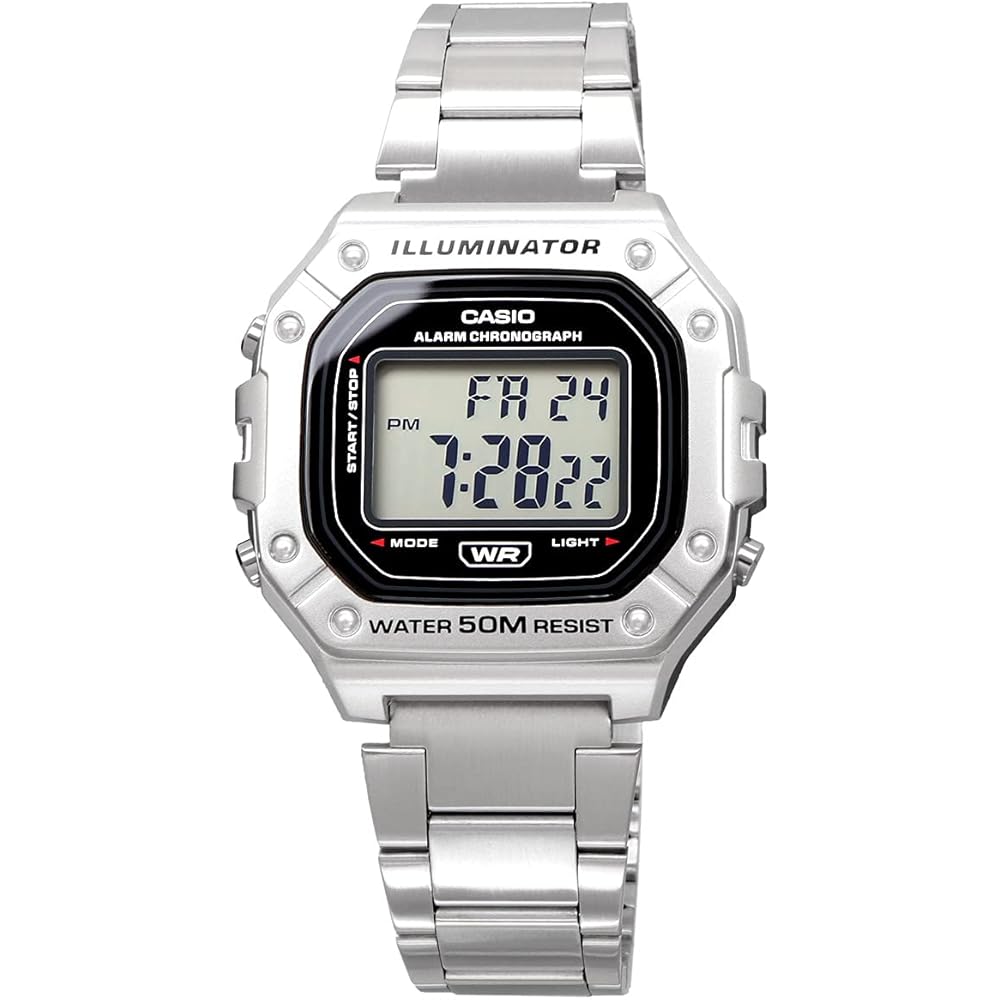 [Casio] CASIO Standard Digital Watch W-218HD-1AV with Genuine Box, Men's Cheap Casio Chipukashi M...
