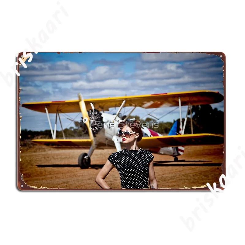 Posed Metal Sign Club Bar Mural Painting Club Retro Tin sign Poster 20X30CM