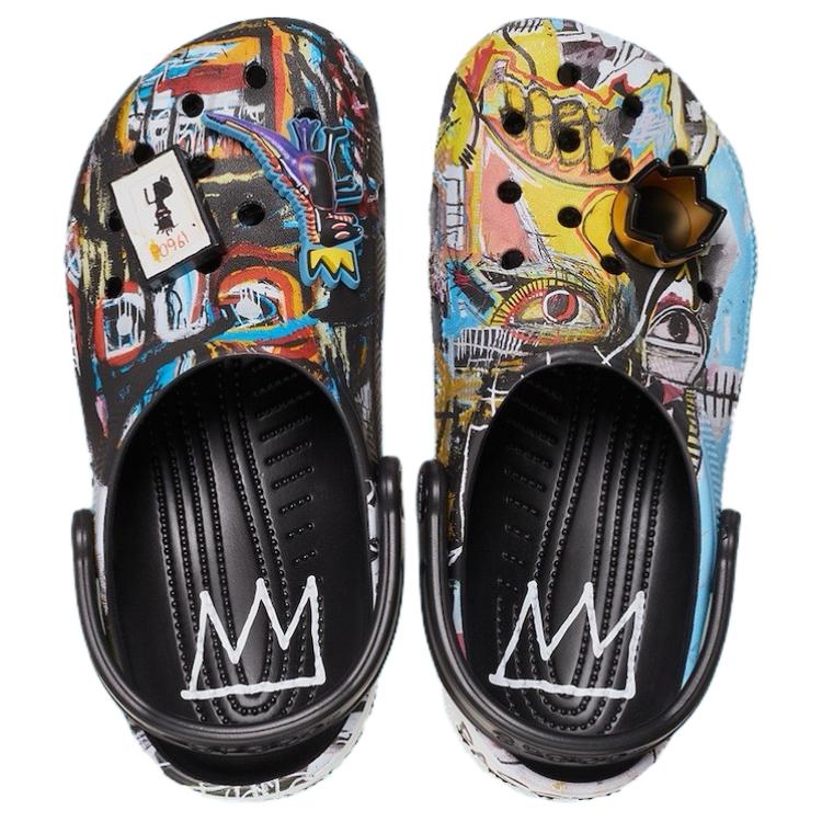 Crocs Jean-Michel Basquiat x Classic Clog Pop Art Unisex Sneakers Flerfarget Svart 209486-001