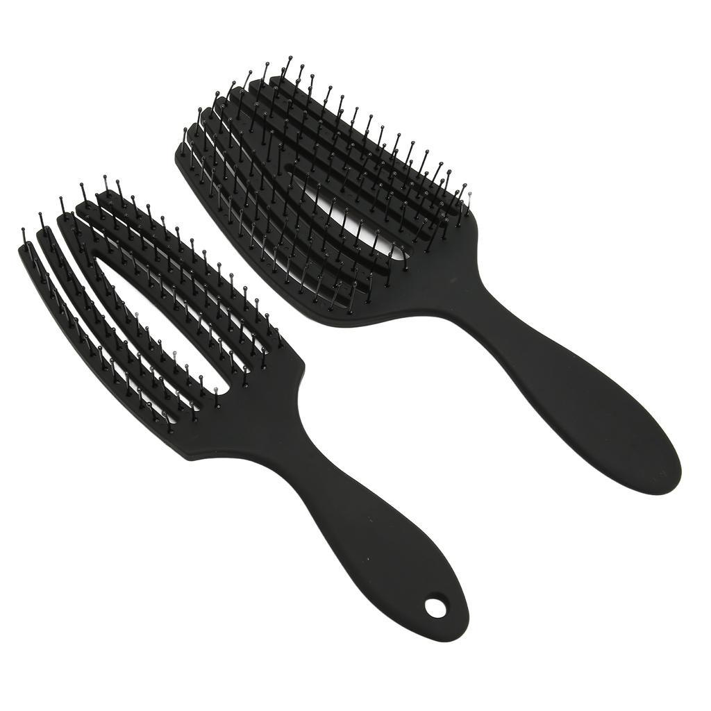 2pcs 8 Row Comb Set Detangling Massage Dry Wet Hair Styling 6 Row Styling Comb Kit for Beauty Salon