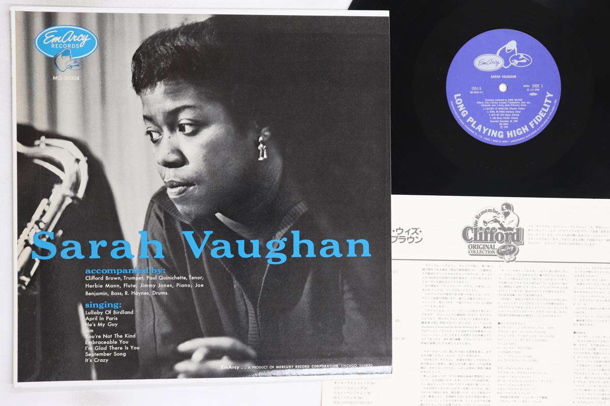 

LP Record SARAH VAUGHAN - Sarah Vaughan 195J5 EMARCY 1955 Japan Jazz Used