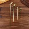 Barbeque Essentials, 100/200-Pack Bamboo Knot Skewers with Cocktail Pick Function