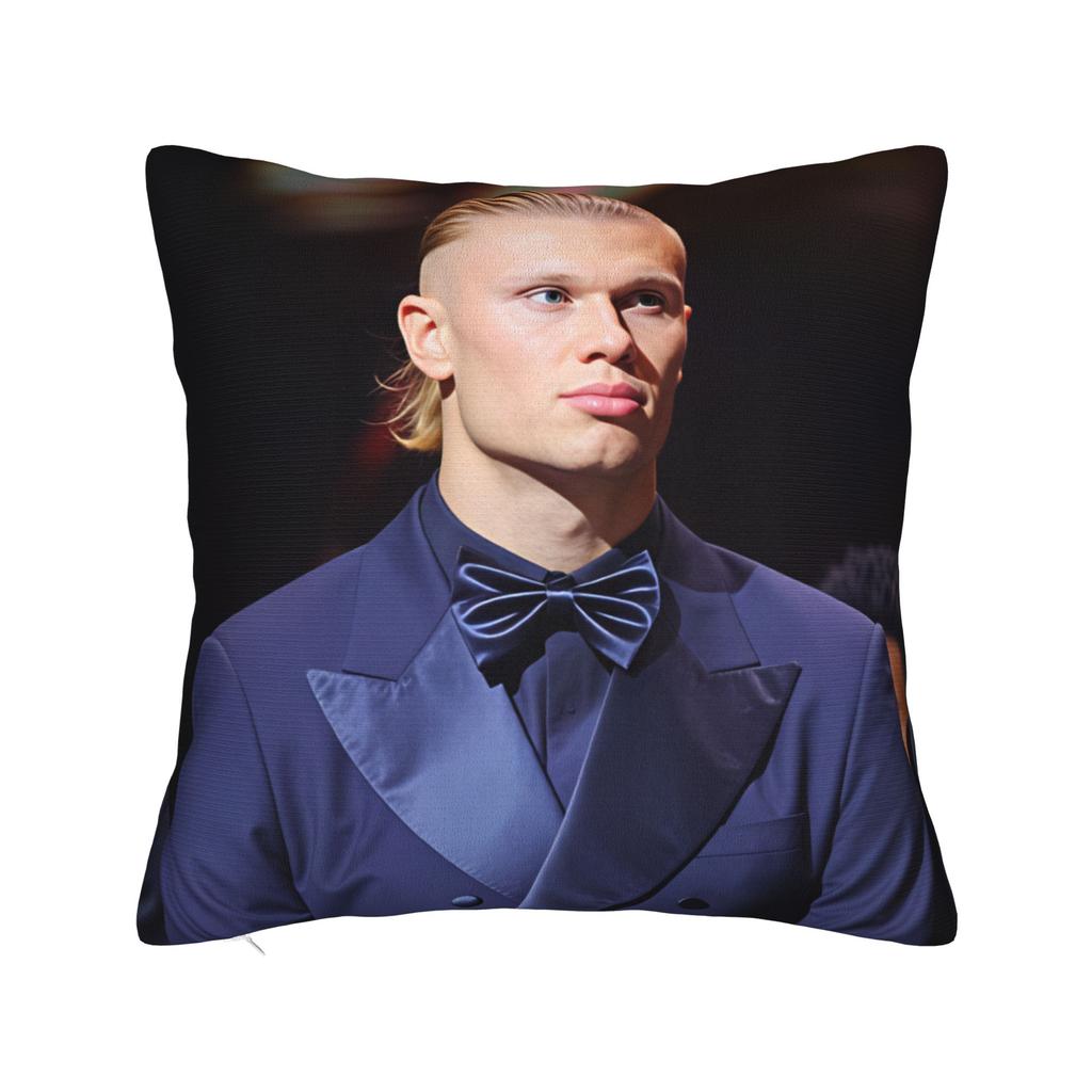Footall The Haaland Pillow Case Comfy Pillow Cover Funny Pillowcases For Chair Sofa Home Decor
