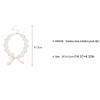 Imitation Pearl Clavicle Chain Women Bead Collarbone Chain Fashion Bow Necklace  Girls