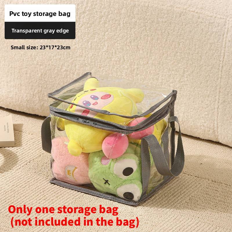 Modern Cubic Pvc Toy Storage Bag With Foldable Waterproof Design For Bedroom And Living Room Organization