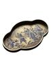 Tea Art Song Style Antique Pure Copper Painted Pot Tray Handmade Brass Pot Mat Copper Tea Tray Dry Teapot Platform Tea Table