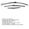 Weather-Proof Wiper Blades 3Pcs/Set Car Kit for Ford Focus 2005-2011, 26/17/14-inch Front Replacement Wipers Rear Kit, Auto Windshield Beam