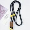 Adjustable Braided Mobile Phone Lanyard with Detachable Crossbody Strap and Shoulder Chain