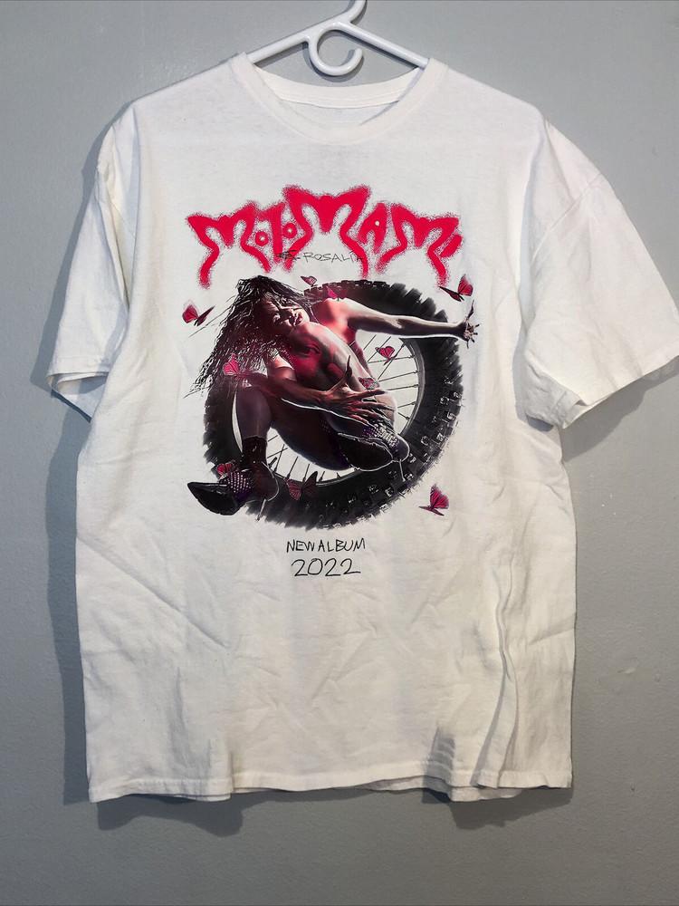 Rosalia New Album Concert Adult Shirt Men Women Cotton Tee White Unisex T-Shirt S