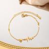 Luxury Gold Color Heart Bracelet - Stainless Steel Jewelry for Women Hypoallergenic Gift Party Bangles Accessories