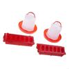 Poultry Feeders and Waterers Set for Small Poultry Brooder Coops Feeding Tool HX6C