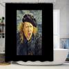 Van Gogh Shower Curtain Starry Night Decor Bathroom Set Artistic Impressionism Home Decor Wall Art Modern Style Washable Waterpr