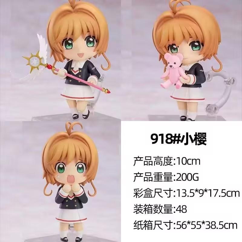 

Anime Card Captor Sakura Figure Clear Card-hen Kinomoto Sakura #918 Tomoeda Junior High Uniform Ver OB11 Aciton Figure Doll Toys With box