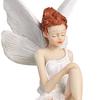 Flower Fairy Ornaments, Beautiful And Fine Carving Figurines, Resin Sculpture for Home Patio Balcony Garden