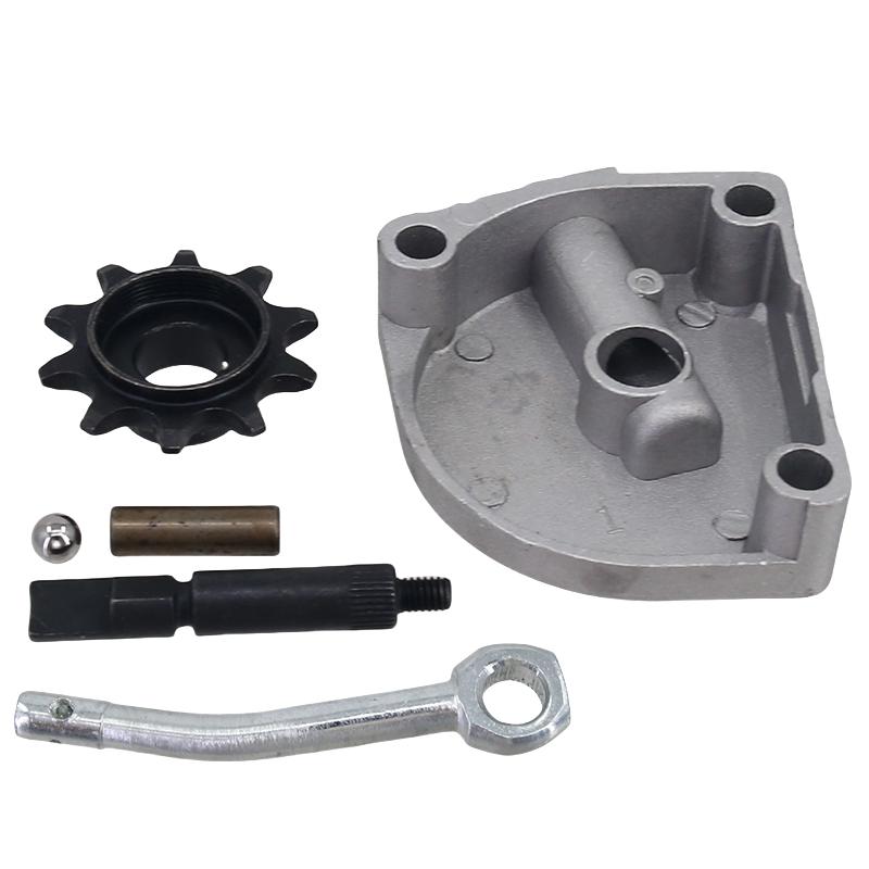 1 Ensemble Pignon d'Entraînement 10 Dents 3 Trous Couvercle d'Embrayage Convient pour Vélos Motorisés 49cc 60cc 66cc 80cc Accessoires