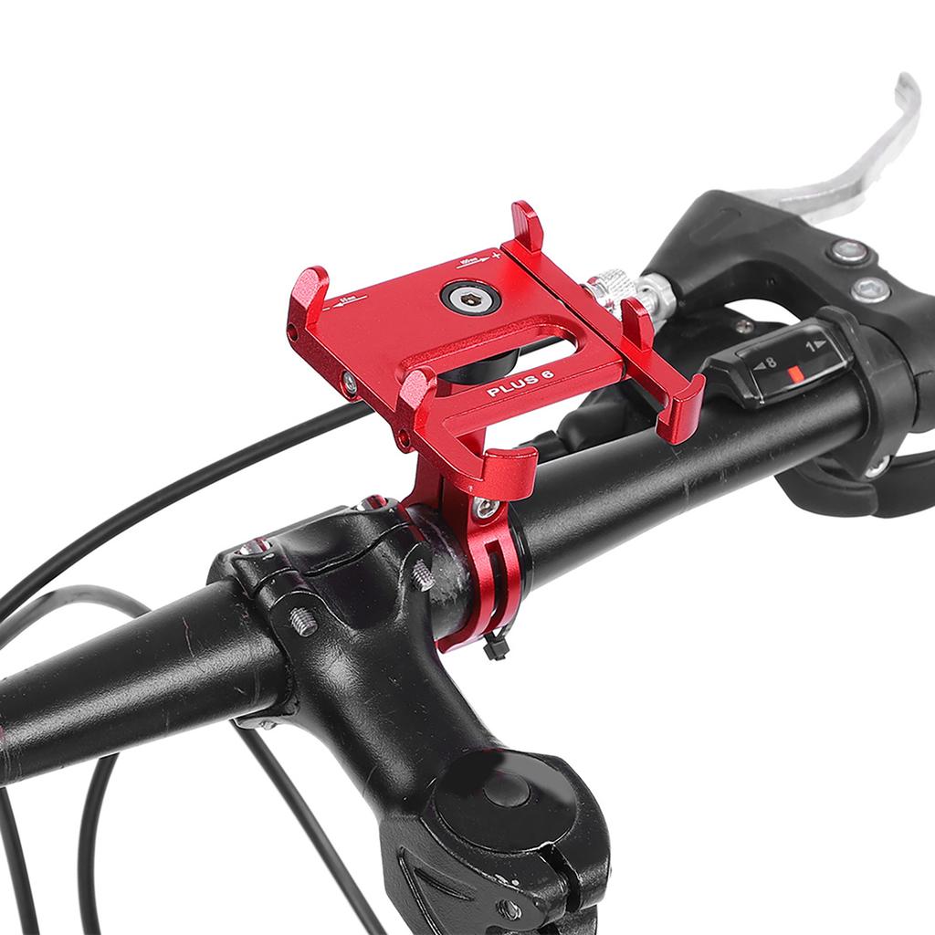 Road   Mountain Bike Mobile Phone Holder with 360 Degree Rotation Black