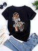 Women T-Shirt Harajuku Streetwear Short Sleeves Female Clothes Tops Tees Printed Female Tshirt Women Fashion Graphic