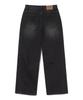 MILLO WOMEN Washed Relaxed Balloon Jeans [Denim Black]