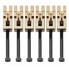 Musiclily Pro 10.8mm Guitar Bridge Saddles for Floyd Rose Original/Special 6-String Electric Guitars, Gold (Set of 6)