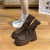 Spice girl boots new muffin thick-soled tall tube elastic boots knight taller small thin boots