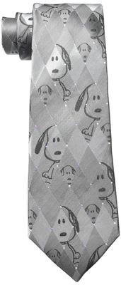 PEANUTS (Snoopy Tie) PEANUTS Tie PN916761 Gray