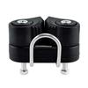 Composite 2 Row Bearing Ball Cam Cleat with Leading Ring Pilates Equipment Set Boat Fast Entry 3-12mm Rope Wire Fairlead Sailing 7