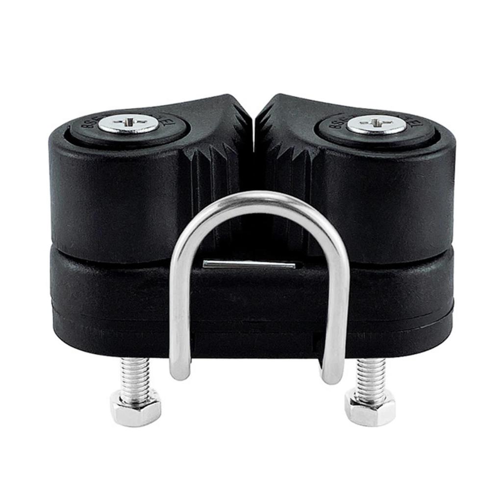 Composite 2 Row Bearing Ball Cam Cleat with Leading Ring Pilates Equipment Set Boat Fast Entry 3-12mm Rope Wire Fairlead Sailing 7