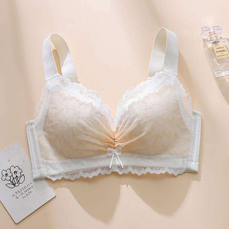 Thin Adjustable Bra Women's Plus Size Bra No Steel Ring Anti Sagging and Gathering Bra Collection and Accessory Bra