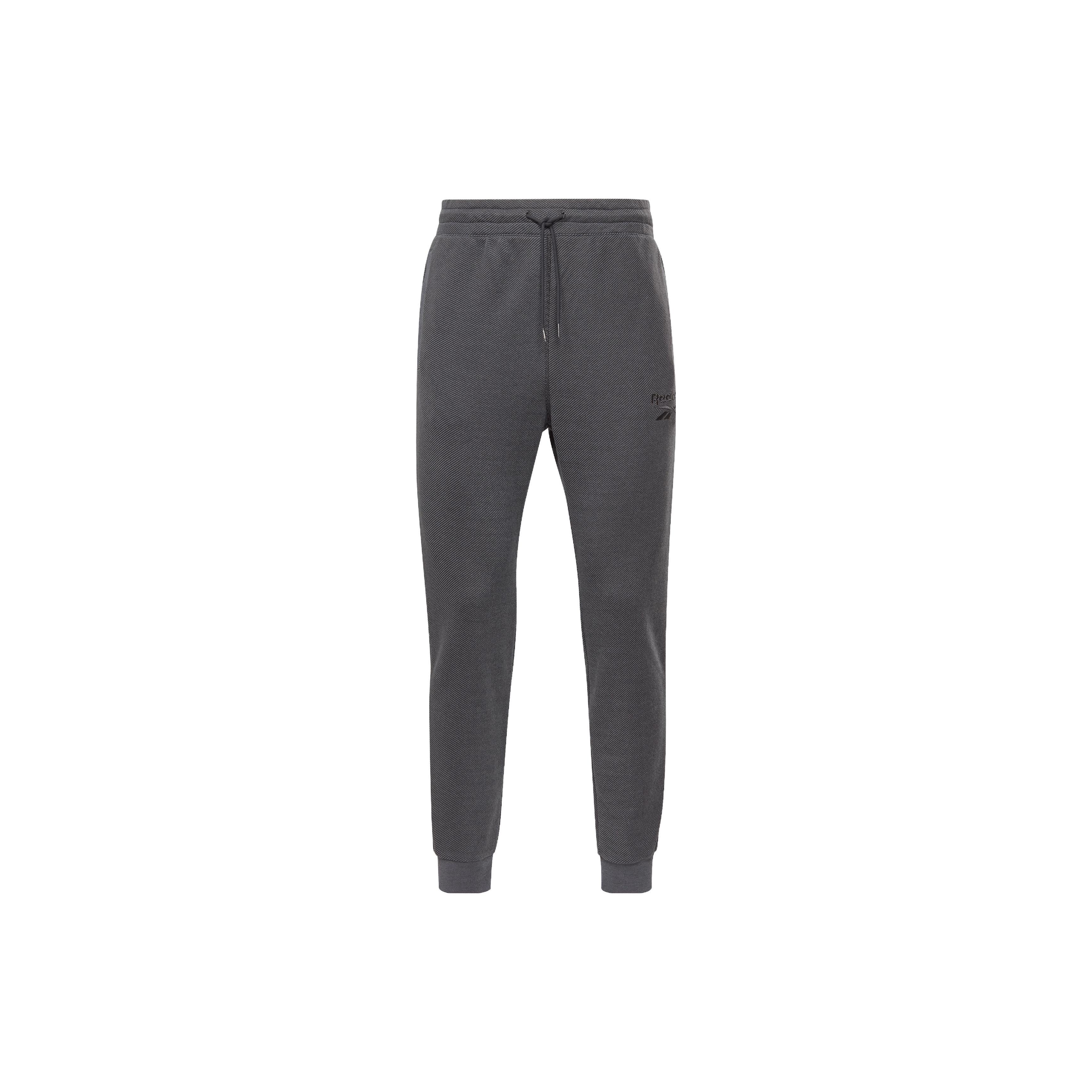 Reebok ШТАНЫ Мужские вязаные спортивные штаны Черные GI9405 S