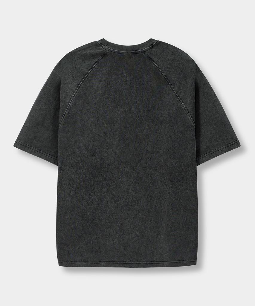 Dimiteulibeullaeg Vlad Vtg Track Artwork Short Sleeve T-Shirt_Pigment Charcoal