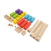 Wooden Marble Run Construction Learning STEM Toy Educational Interactive Marble Track Maze Game