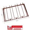 Upside-Down Red Wine Glass Rack for Hanging in Cabinets