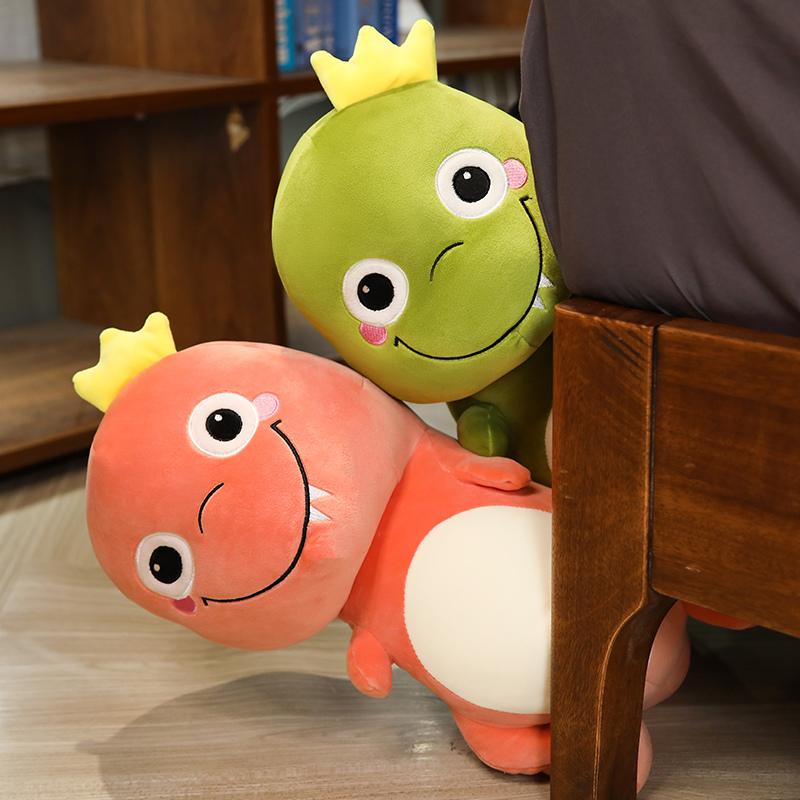 45-65CM Super Soft Cartoons Dinosaur Plush Doll Charming Stuffed Animal Dinosaur Toy for Kids Baby Hug Doll Sleep Pillow Home Decor