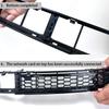 For Tesla Model 3 Highland 2024 Lower Bumper Anti Insect Net Anti Dust Proof Inner Vent Grille Cover Insect-proof Front Cover